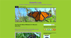 Desktop Screenshot of butterfly-lady.com