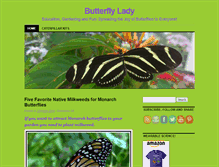 Tablet Screenshot of butterfly-lady.com